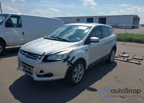 2013 Ford Escape Sel z USA, uszkodzony, nr VIN 1FMCU0H96DUA53865
